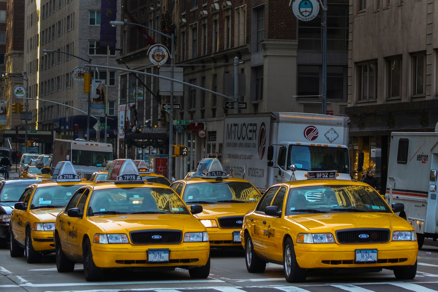 Taxis en la ciudad, vehículos que requieren licencia C1